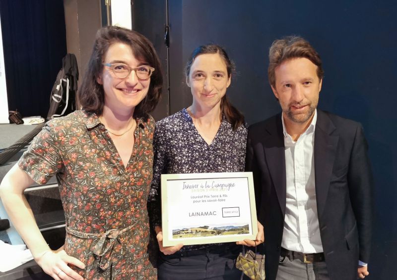 LAINAMAC reçoit le prix "Terre & Fils pour les savoir-faire"